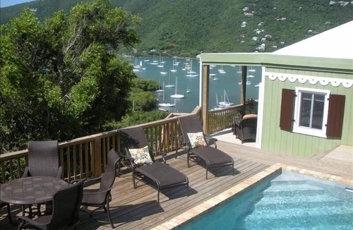 Upper Carolina Cottage | Quaint Studio Cottage with private pool overlooking beautiful Coral Bay