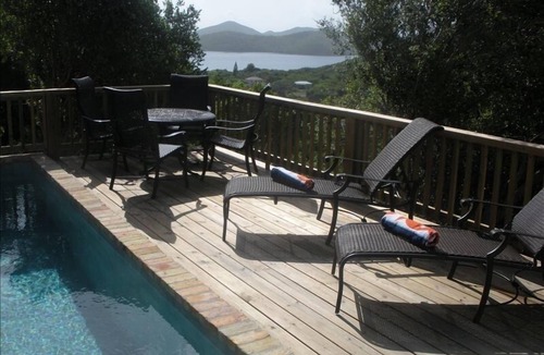 Upper Carolina Cottage | Quaint Studio Cottage with private pool overlooking beautiful Coral Bay