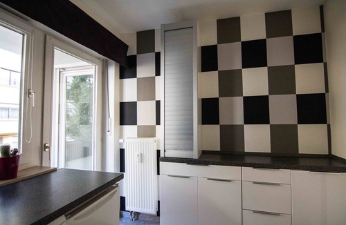 Mitte Apartment | QuartierMitte 2 rooms, kitchen, bathroom, balcony - Saarbrücken City
