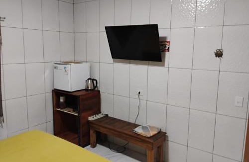 Peruibe House | Quarto com banheiro ar condicionado familiar