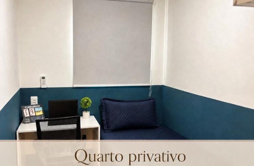 Santo Amaro House | Quarto privativo com ar condicionado, tv e mesa de estudo - no centro do Recife - 120 metros da UNICAP - areas comuns compartilhadas