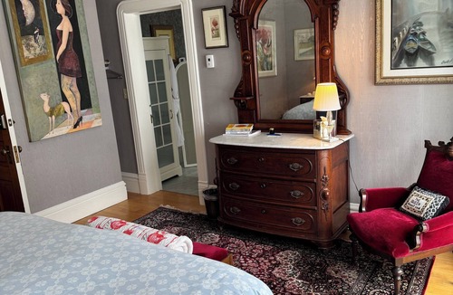 Bayfield Bed & Breakfast | Queen's View B&B- Queen's Room, Sauna, Pool, Garden, Lake Views, Bayfield, WI
