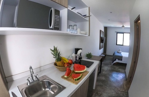 Zazil-ha Apartment | ~ Queen Studio PDC Oasis ~ POOL + ROOFTOP Lounge ~ Walk to 5ª Avenida & Best Pla
