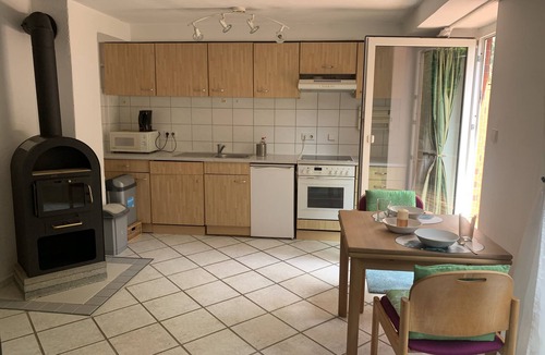 Reichenbach Apartment | Quiet apartment with a large patio