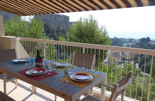 Saint Antoine Apartment | Quiet - Duplex - 2 bedrooms/2 terraces - Full sea view - Nice