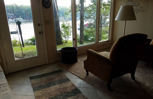 Gravois Mills House | Quiet location, beautiful lakefront home in a cove. Private covered boat dock!