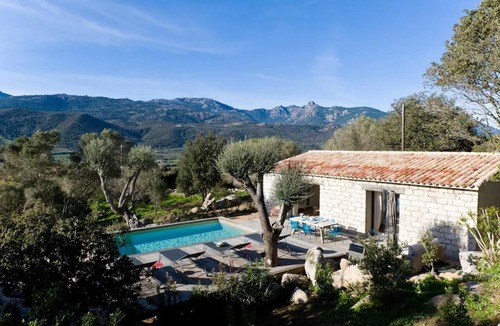 Figari Villa | Quiet Lucia sheepfold, private heated pool