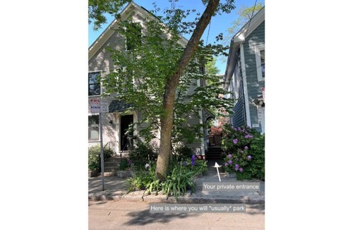Riverside Apartment | Quiet, private 1 bedroom garden apt near Harvard/MIT, sleeps 4 adults + 1 infant