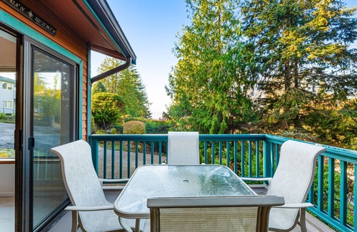 The Bowl of Edmonds House | Quiet Puget Sound view home near downtown Edmonds with a fireplace