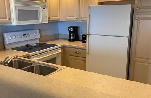 Arcadian Shores Condo | Quiet second floor Beachfront Condo with two bedrooms and a sleeper sofa.