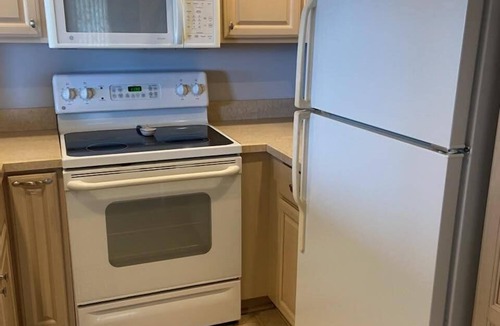 Arcadian Shores Condo | Quiet second floor Beachfront Condo with two bedrooms and a sleeper sofa.