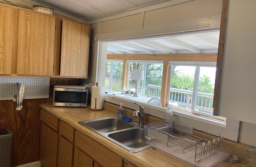 New North End Cottage | Quiet Vacation Cottage on Lake Champlain Deck, Stairs to Beach. 4 BR/ Sleeps 6