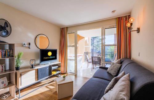 Agay Apartment | Résidence le Village de Cap Esterel - maeva Home - Studio 4 personnes coin cabine avec parking et terrasse MAE-0523