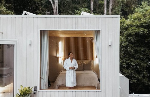 Foxground Cabin | Rainforest Retreat YIN Tiny Home with Ocean Views