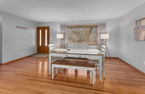 Sioux Falls House | Ranch Poolhouse with Attached 2 Stall Garage