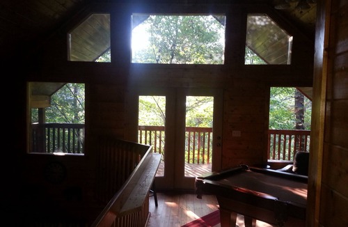 Pigeon Forge Cabin | Real Log Cabin 2 Bedroom, 2 Full Bath, Full Kitchen Close To All Attractions.