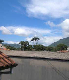 Praia da Enseada Apartment | Recanto da arte Varanda e rede
