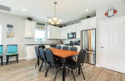 Terramar Beach House | Recently Refreshed Bayfront Home w/Private Dock & 3 Decks, 1 mi from Beach