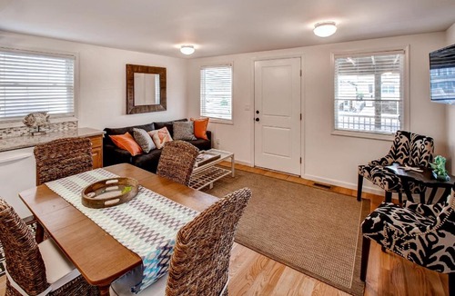 North Beach Haven Apartment | Recently Renovated LBI Apt w/Deck on Beach Block!