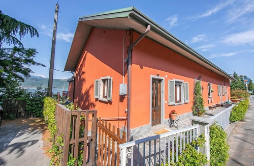 Baveno Apartment | Red House: Beachfront Terrace & Private Beach