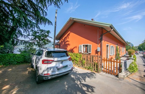 Baveno Apartment | Red House: Beachfront Terrace & Private Beach