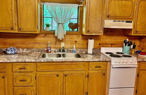 Eureka Springs Cabin | Redbud Valley Cabin12+Jacuzzi Tub+Deck+Pond+Trails