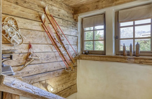Combloux Ski Chalet | Refined, cozy chalet, terrace with exceptional views of Mont Blanc.