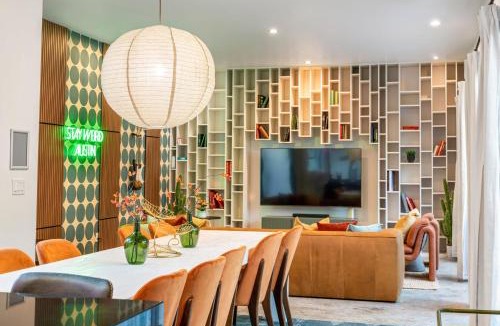 East Cesar Chavez House | Refined Rainey Retreat - Pool - Hot tub - Fire Pit