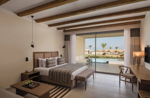 Port Ghalib Hotel | Relax in a Spacious Room w/Balcony Overlooking Serene Marsa Alam Sunset
