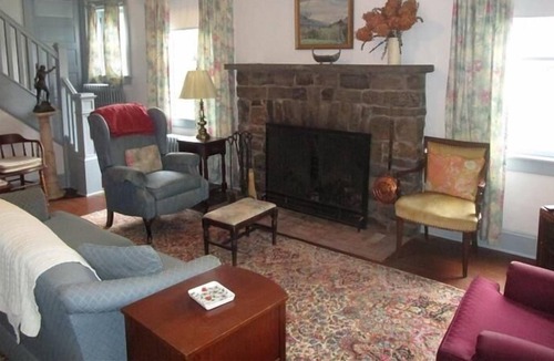 Eagles Mere Cottage | Relax on the covered front porch at "Allegheny" in Eagles Mere
