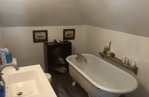 Chanute Bed & Breakfast | Relaxation Destination: A whole floor and game room to yourself