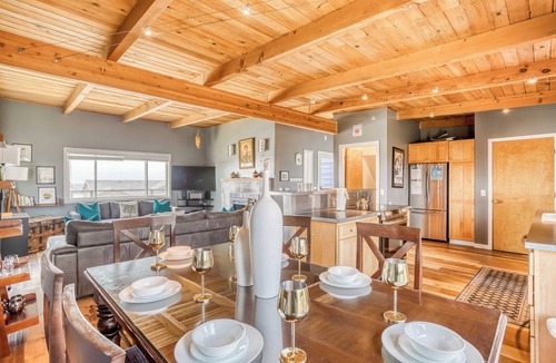 Kiwanda Shores House | Relaxed Ocean View Across From Kiawanda Rock, Game Room and EV Charging!