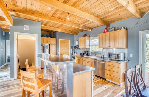 Kiwanda Shores House | Relaxed Ocean View Across From Kiawanda Rock, Game Room and EV Charging!