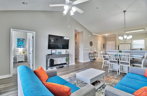 Carolina Forest Apartment | Relaxing 2BR Unit with Pool View