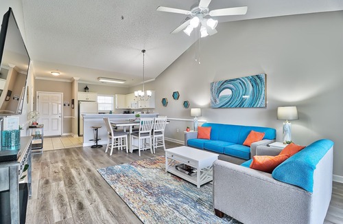 Carolina Forest Apartment | Relaxing 2BR Unit with Pool View