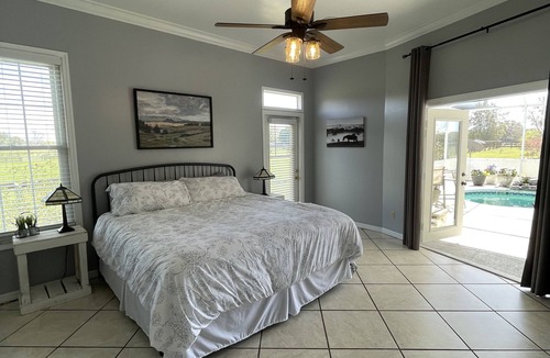 Fellowship House | Relaxing and Peaceful 4 bedroom/2 bath home with heated pool.