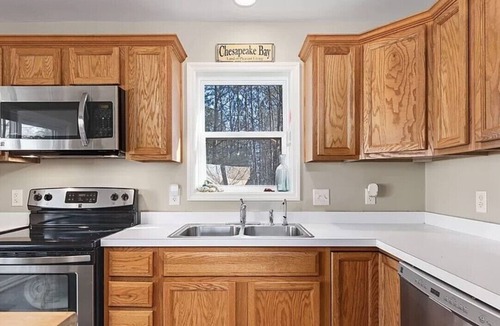 Rock Hall House | Relaxing Cape Cod escape - pond overlook, in the heart of Rock Hall, sleeps 8.