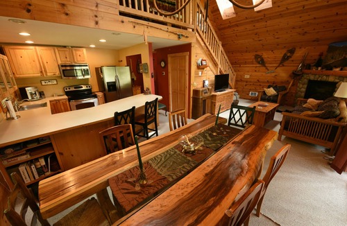 Baring Ski Chalet | Relaxing home with an unsettling river bank.