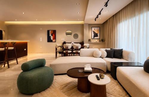 Sheikh Zayed City Apartment | Relaxing Modern Stay with Private Garden, Sheikh Zayed city