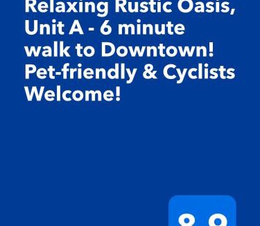 Cumberland House | Relaxing Rustic Oasis, Unit A - 6 minute walk to Downtown! Pet-friendly & Cyclists Welcome!