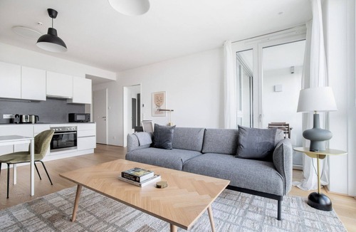 Donaustadt Apartment | Remarkable Donaustadt 1BR w/Rooftop Pool & Gym, nr U1, by Blueground