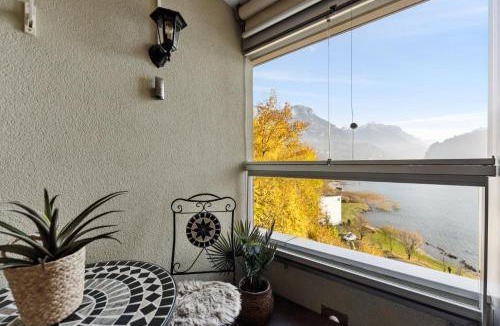 Ingenbohl Apartment | ReMo I Lake View Studio 1 - 2 Personen I See - Bergsicht I 40" Smart TV I Dusche, Fahrstuhl und Parkplatz