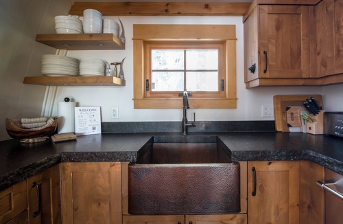 Silver Star Mountain Cabin | Renovated 2 bedroom cabin - amazing location, private hot tub, laundry, storage.