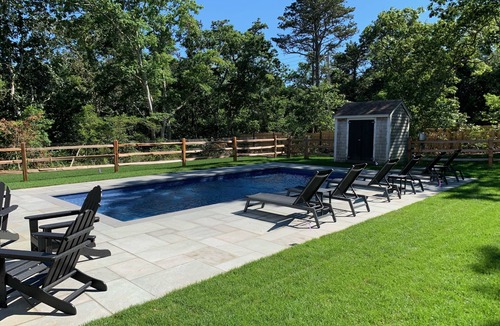Katama House | Renovated Edgartown home with a heated pool and close to town/beach!