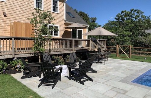 Katama House | Renovated Edgartown home with a heated pool and close to town/beach!