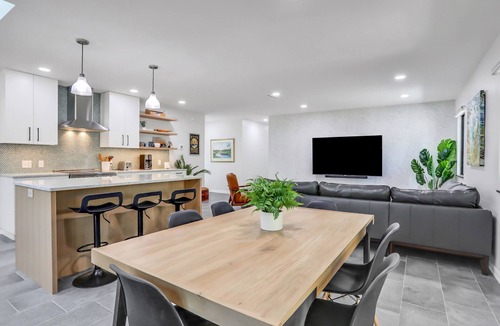 St. Augustine South House | Renovated home with private pool, patio, outdoor fireplace, & grill