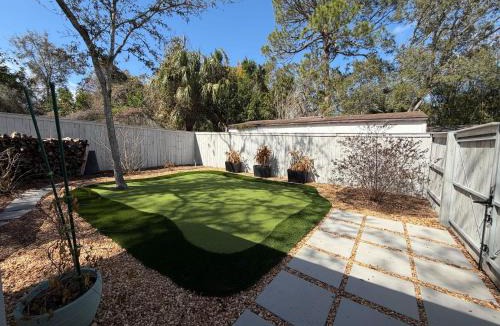 St. Augustine South House | Renovated home with private pool, patio, outdoor fireplace, & grill