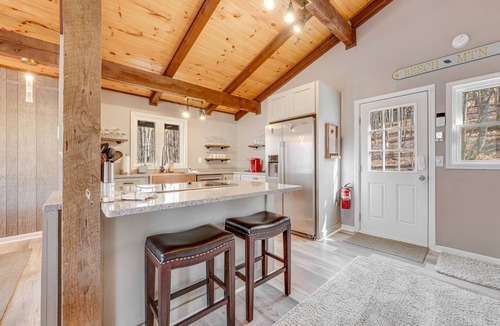Charter Hills Ski Chalet | Renovated ski chalet with dual decks, firepit, grill, fireplace, & views