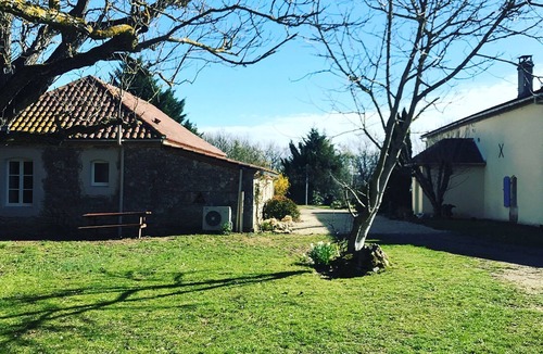Dolmayrac House | Renovated Stone Barn with private use large pool on Smallholding in Countryside