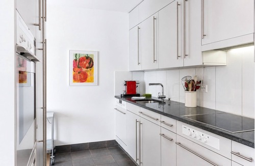 Sils-Maria Apartment | Residenza Alpenrose 15 – Flat with two terraces & panoramic views